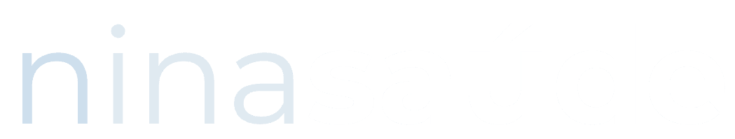 Logo Marca Nina Saúde branco